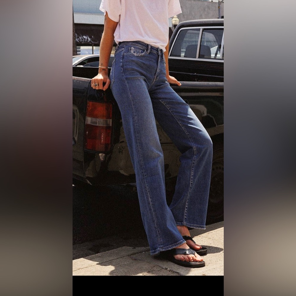 Flying Monkey High Rise Slim Wide Leg